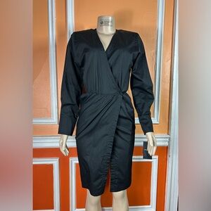Saint Laurent
belted wrap midi dress